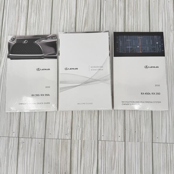 Lexus 2020 RX 350/RX 350L/RX 450H owner's manual OEM navigation E-manual NEW - Picture 2 of 7